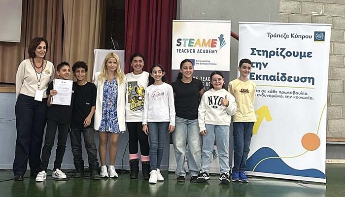 Πρώτο Βραβείο Παγκύπρια για το Δημοτικό Περβολιών στον Διαγωνισμό Science -Theatre Cyprus 2025 – 2026