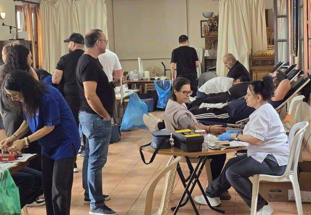 Αιμοδοσία Γιώργου Καπνίση στο Δημοτικό Διαμέρισμα Λιβαδιών  (φώτο)