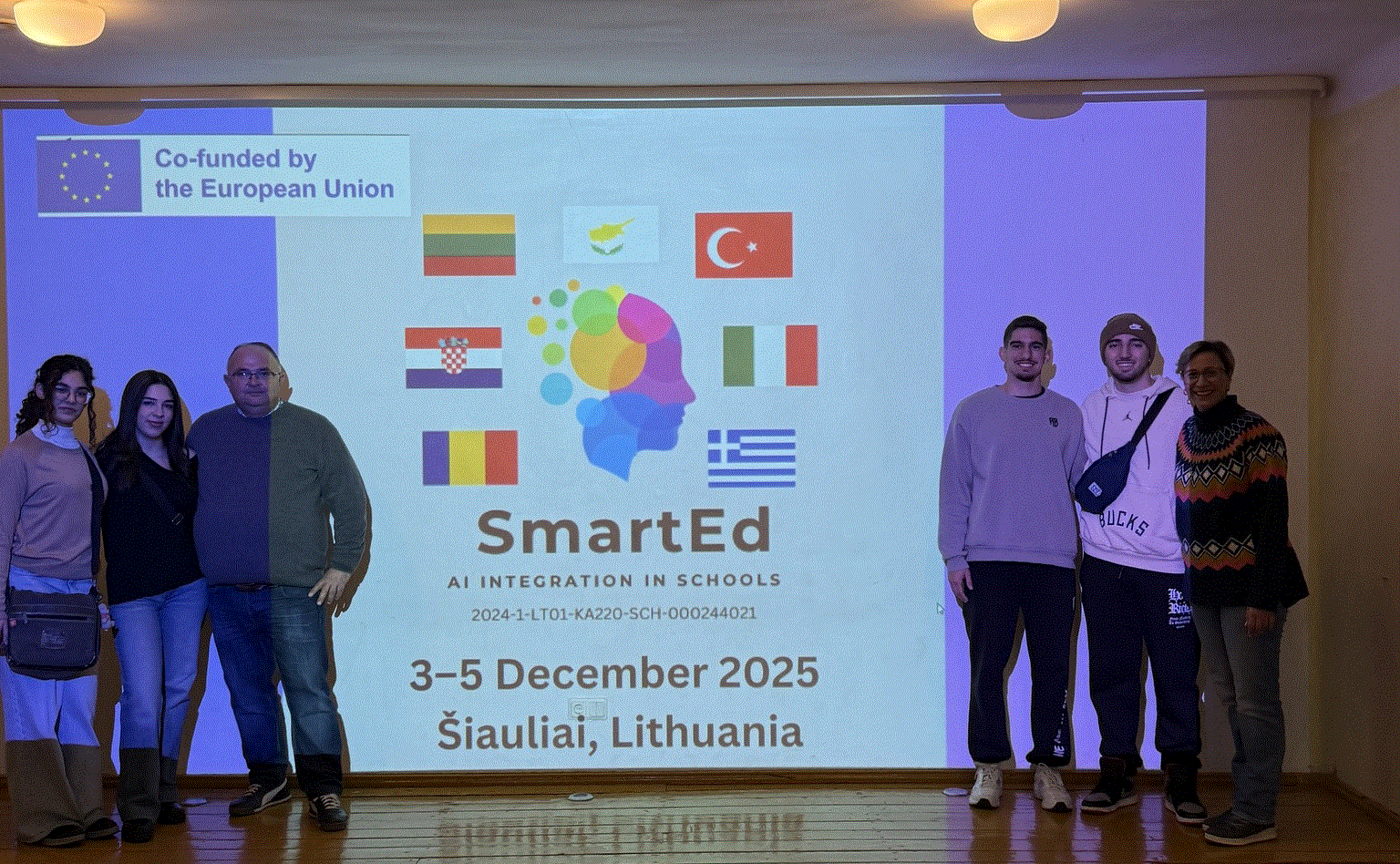 Το Λύκειο Αραδίππου “Τάσος Μητσόπουλος” στη διακρατική συνάντηση του προγράμματος SmartEd – AI Integration in Schools, στην πόλη του Σιαουλάι της Λιθουανίας