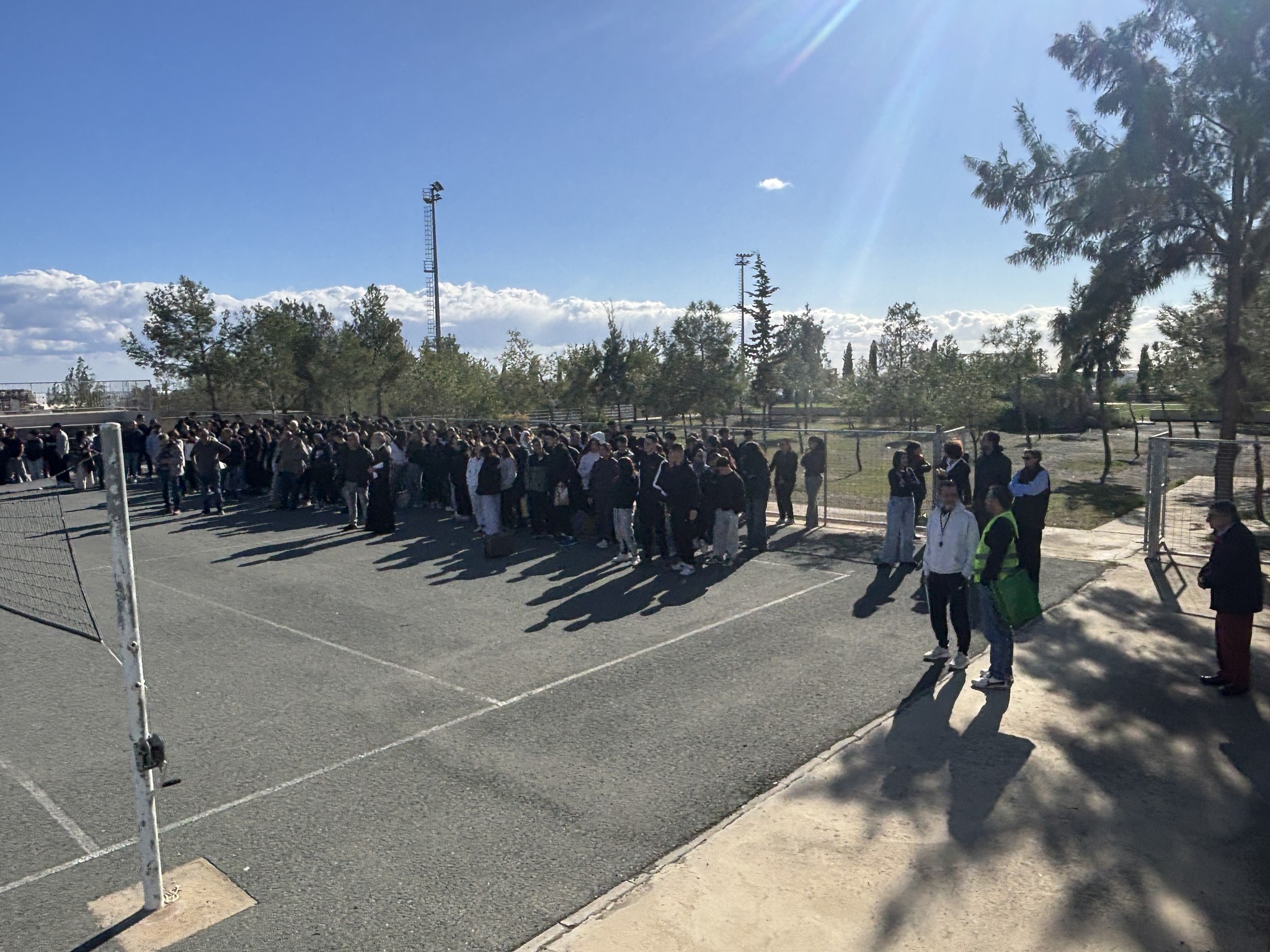 Άσκηση σεισμού της Πολιτικής Άμυνας στο Λύκειο Αραδίππου “Τάσος Μητσόπουλος” (φώτο)