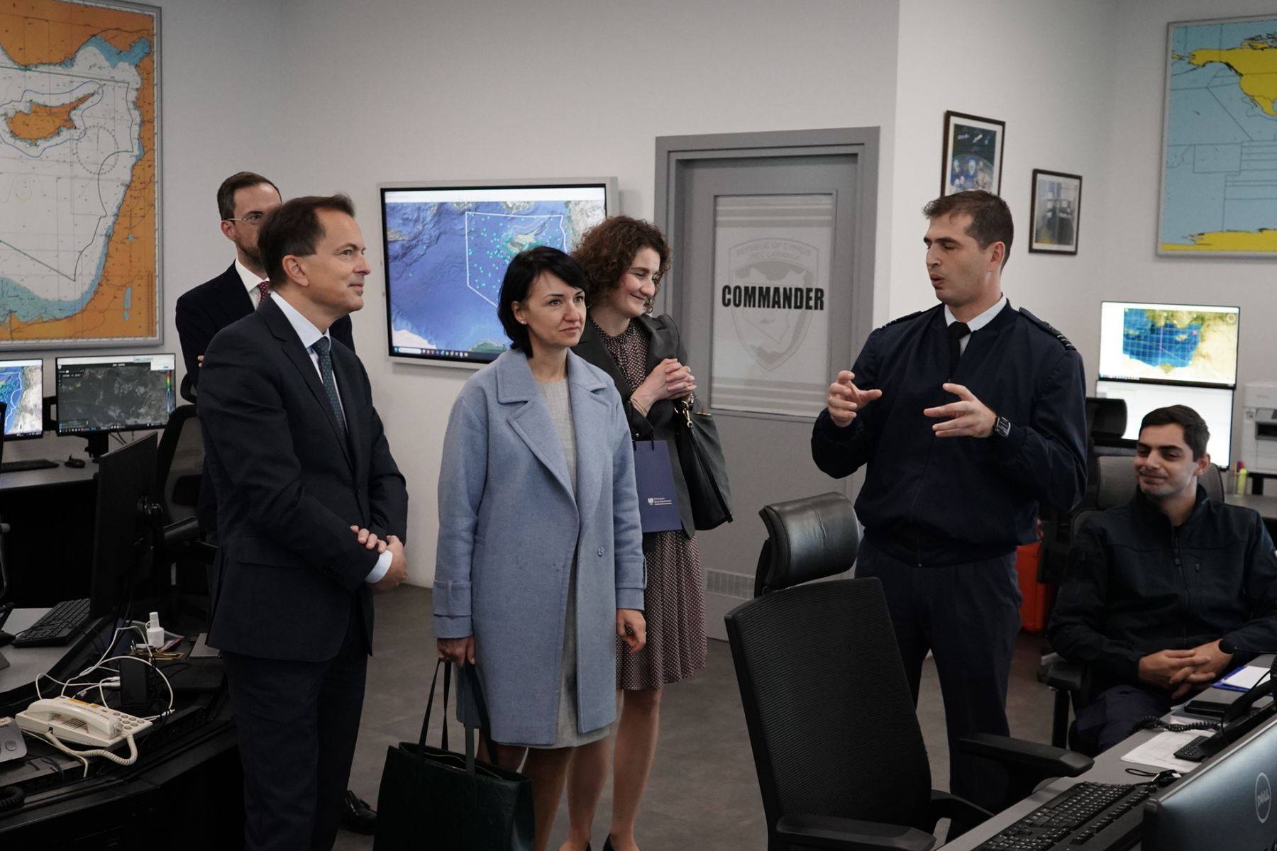 H Υφυπουργός Εξωτερικών της Πολωνίας στο ΚΣΕΔ Λάρνακας (φώτο)