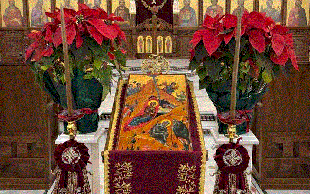 Προεόρτιος Εσπερινός των Χριστουγέννων στον Ιερό Ναό Τιμίου Προδρόμου Λάρνακας