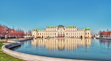 Bevedere-Palace-Front-View-Garden-Vienna-Travelen