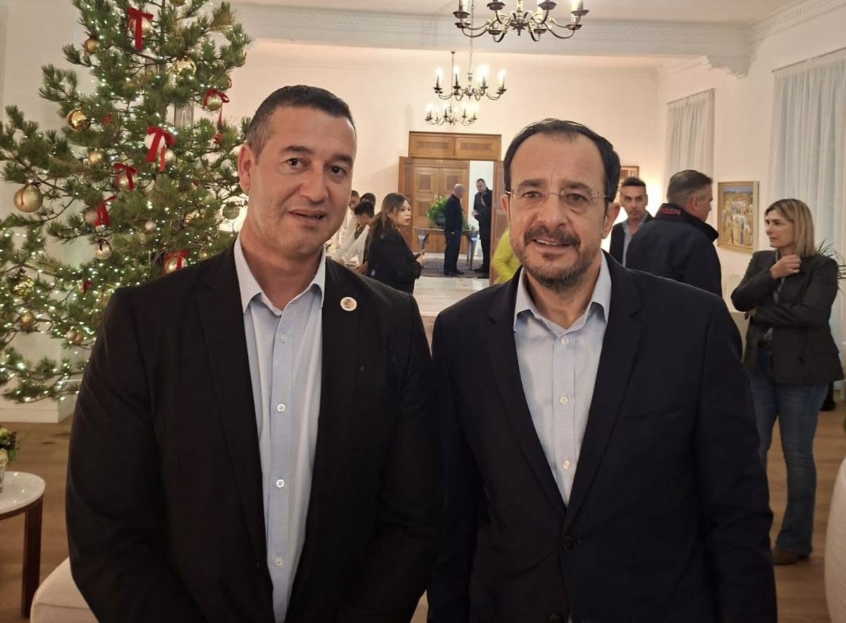 Επίσκεψη του Αντιδημάρχου Δρομολαξιάς–Μενεού Γιαννού Ιωάννου στο Προεδρικό Μέγαρο