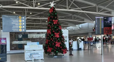 Piano-at-Larnaca-airport