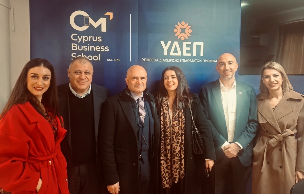 Δημοσιογραφική Διάσκεψη από το CIM-Cyprus Business School και την Υπηρεσία Διαχείρισης Επιδομάτων Πρόνοιας