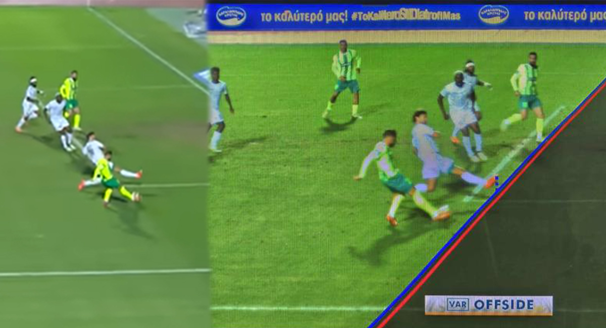 Οι δυο οπτικές γωνίες του γκολ που ακυρώθηκε του Μπάγιτς (photos-video)