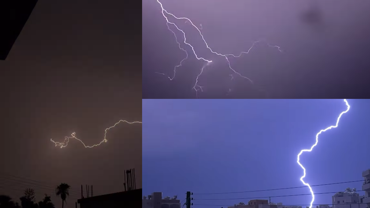 Έντονα καιρικά φαινόμενα καταγράφηκαν το βράδυ – Κεραυνοί έκαναν την νύχτα μέρα, η στιγμή που σημειώνεται black out εν μέσω κακοκαιρίας
