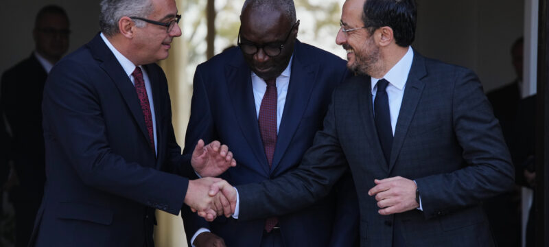 CORRECTION Cyprus Peace Talks