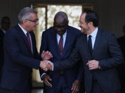 CORRECTION Cyprus Peace Talks