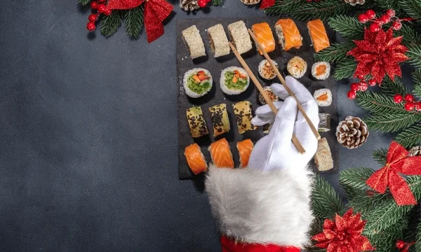 sushi-christmas-new-year-party-600nw-2544279749