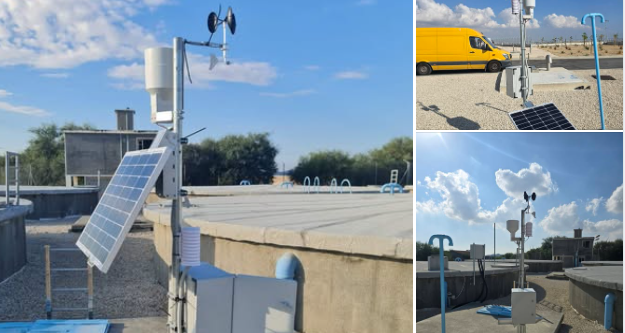 Πρώτη Εγκατάσταση Νέου Μετεωρολογικού Σταθμού στην Κλαυδιά από τον ΕΟΑ Λάρνακας