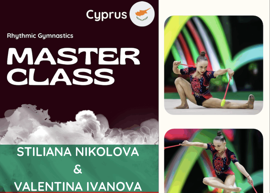 Master Class Ρυθμικής Γυμναστικής στην Κύπρο με τη Stiliana Nikolova και τη Valentina Ivanova