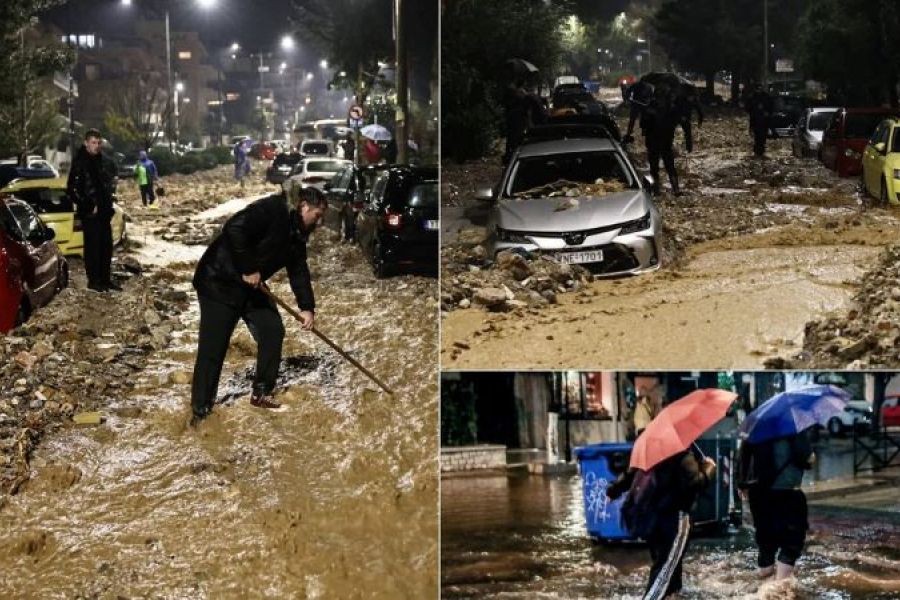 Ελλάδα: Σοβαρά προβλήματα, δρόμοι χείμαρροι, απίστευτες εικόνες