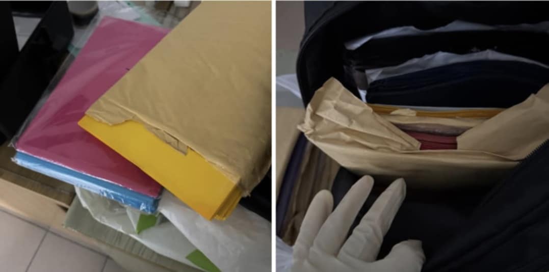 Εντοπίστηκαν πέραν των 990 φύλλων χαρτιού εμποτισμένων με ναρκωτικές ουσίες στη Λάρνακα (φώτο)