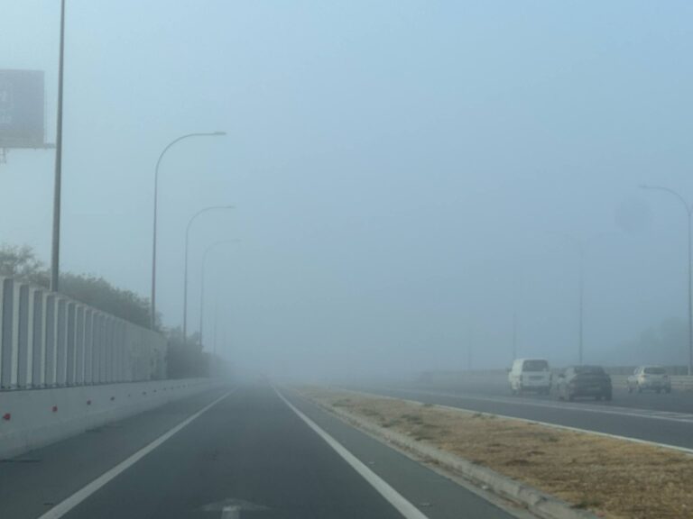 Οδηγοί προσοχή! Περιορισμένη ορατότητα στον αυτοκινητόδρομο λόγω σκόνης