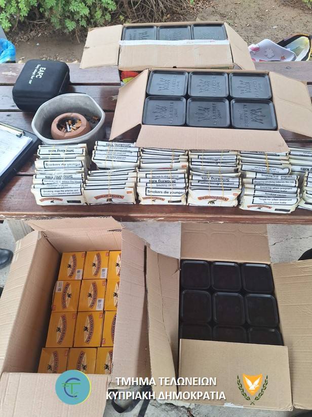 Λάρνακα: Κατασχέθηκε μεγάλη ποσότητα καπνικών από τ/κ όχημα στον αυτοκινητόδρομο Λεμεσού  – Λάρνακαςστο ύψος της Κοφίνου