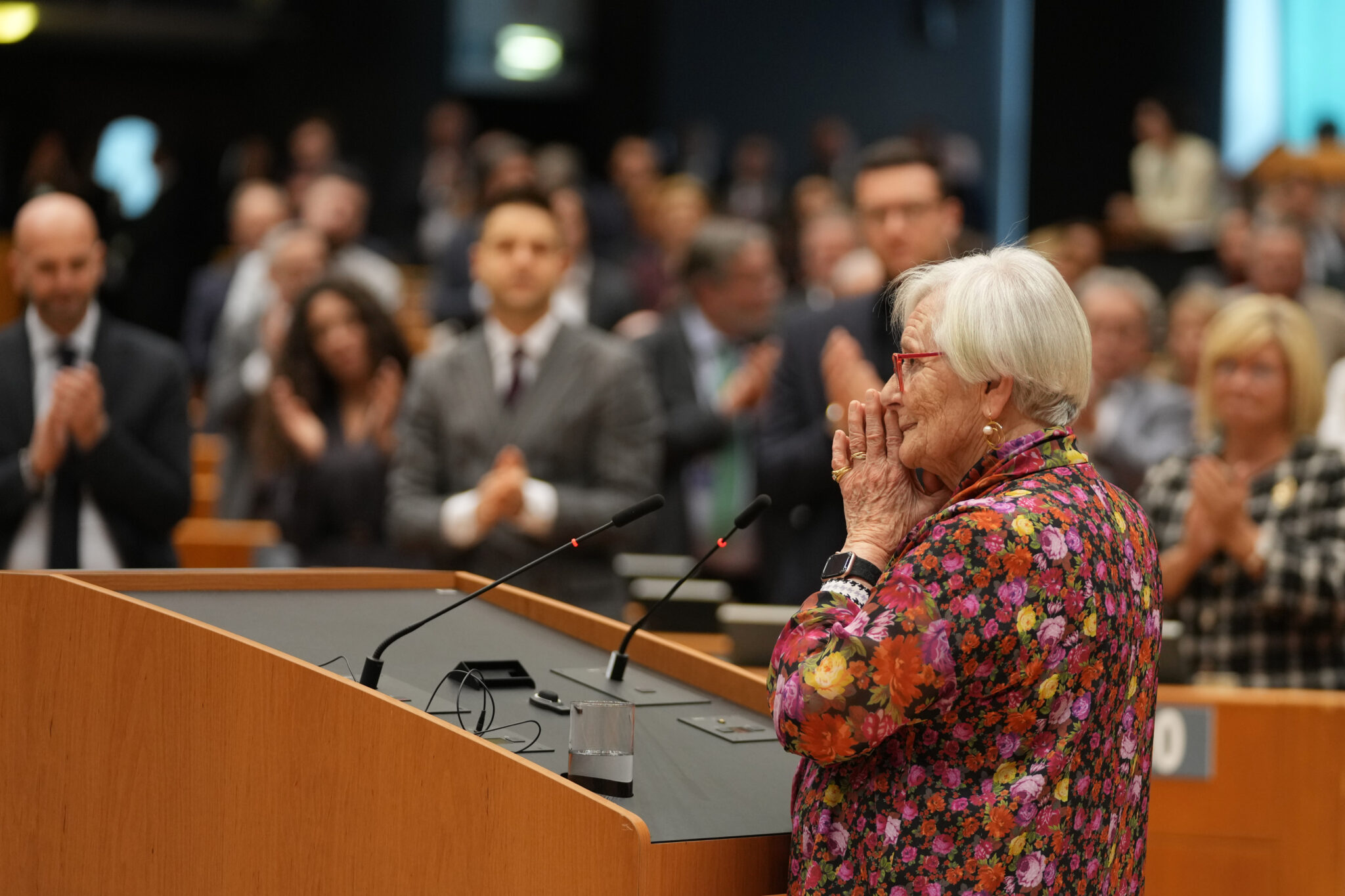 Συγκλονιστική μαρτυρία επιζήσασας του Ολοκαυτώματος στο ΕΚ  (φώτο)