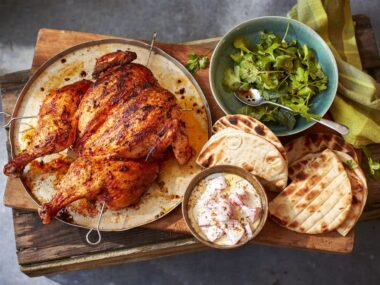 Chicken-shawarma-with-tomato-yogurt-dressed-herbs-1024×731