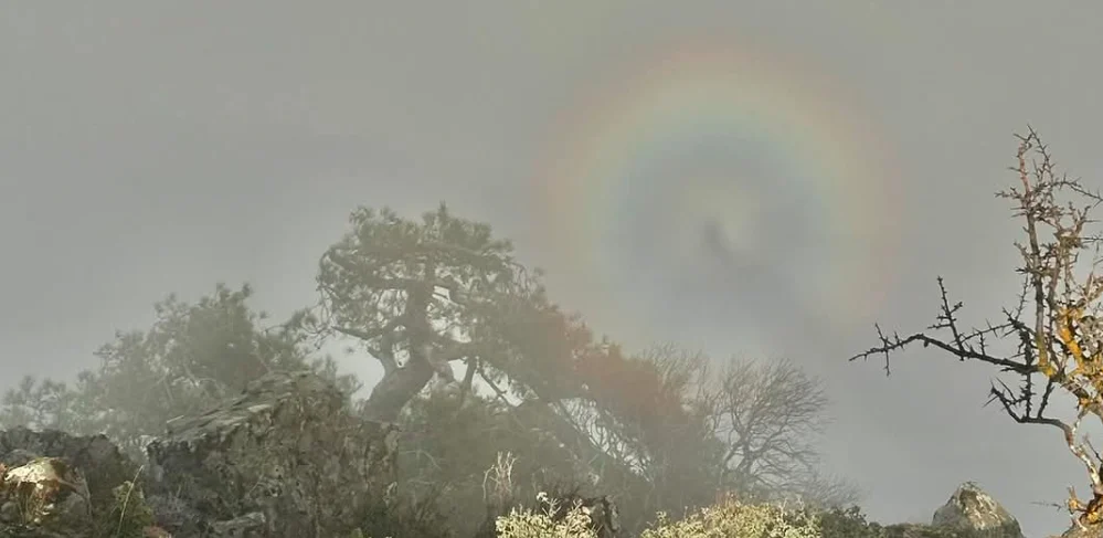 Το φαινόμενο «Φάντασμα του Μπρόκεν» εμφανίστηκε στον Μαχαιρά  (φώτο)