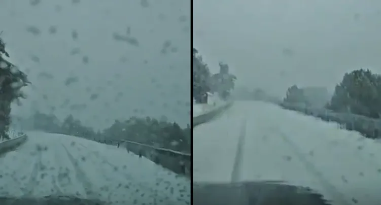 Στα λευκά το Τρόοδος – Βίντεο από τη χιονόπτωση