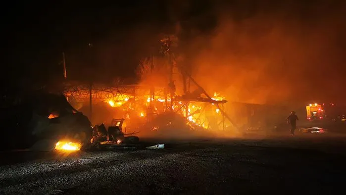 Στις φλόγες φάρμα στο Μένοικο – Κάηκαν πάνω από 1000 νεογέννητα αιγοπρόβατα