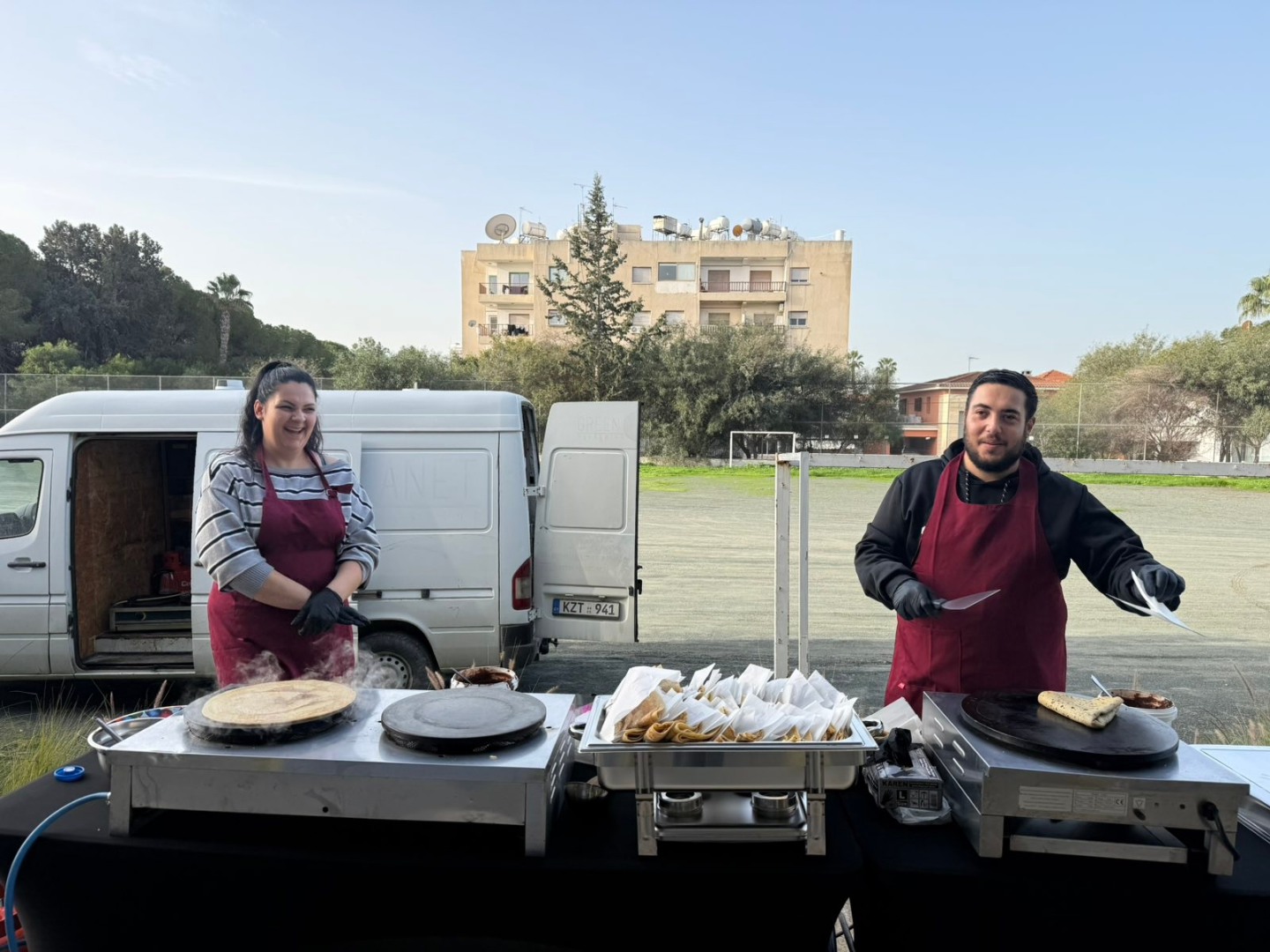 Η Γιορτή της Κρέπας- La Chandeleur στο Λύκειο Μακαρίου Γ’ στη Λάρνακα  (φώτο)