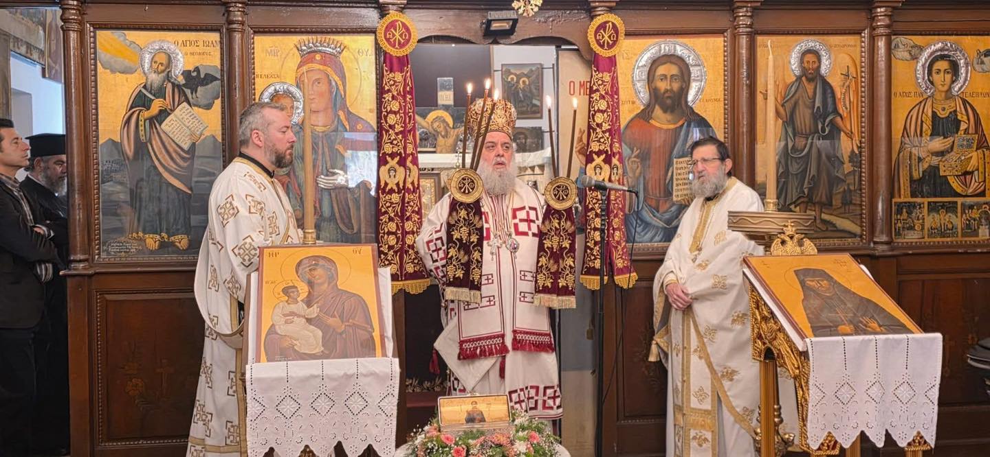 Πανηγυρική Θεία Λειτουργία Αγίου Χαραλάμπους στη Λάρνακα, προισταμένου του Μητροπολίτη Κιτίου  (φώτο)