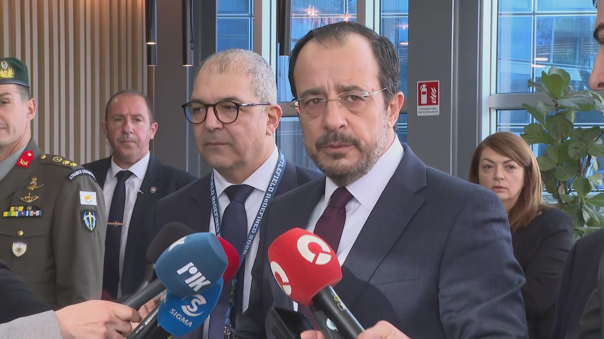 Ν. Χριστοδουλίδης: Έτοιμος για διευρυμένη διάσκεψη, στην Ιταλία για ενεργειακά και άμυνα