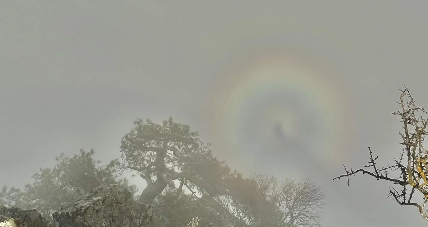 Το φαινόμενο «Φάντασμα του Μπρόκεν» εμφανίστηκε σε περιοχή της Κύπρου (ΦΩΤΟ)