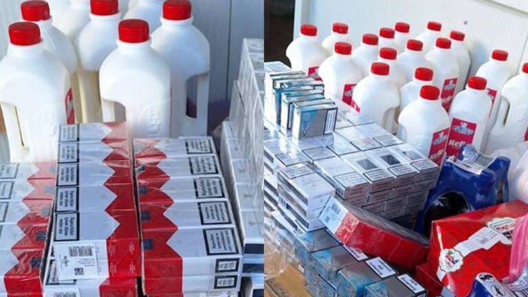 Τον «τσάκωσαν» φορτωμένο με τσιγάρα και δεκάδες λίτρα κκεφίρ από τα κατεχόμενα  (φώτο)