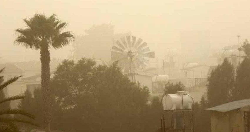 Ψηλές συγκεντρώσεις σκόνης παρατηρούνται στην ατμόσφαιρα