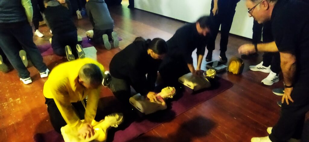 Οι προπονητές του Αθλητικού Λυκείου Λάρνακας στο σεμινάριο Πρώτων Βοηθειών!