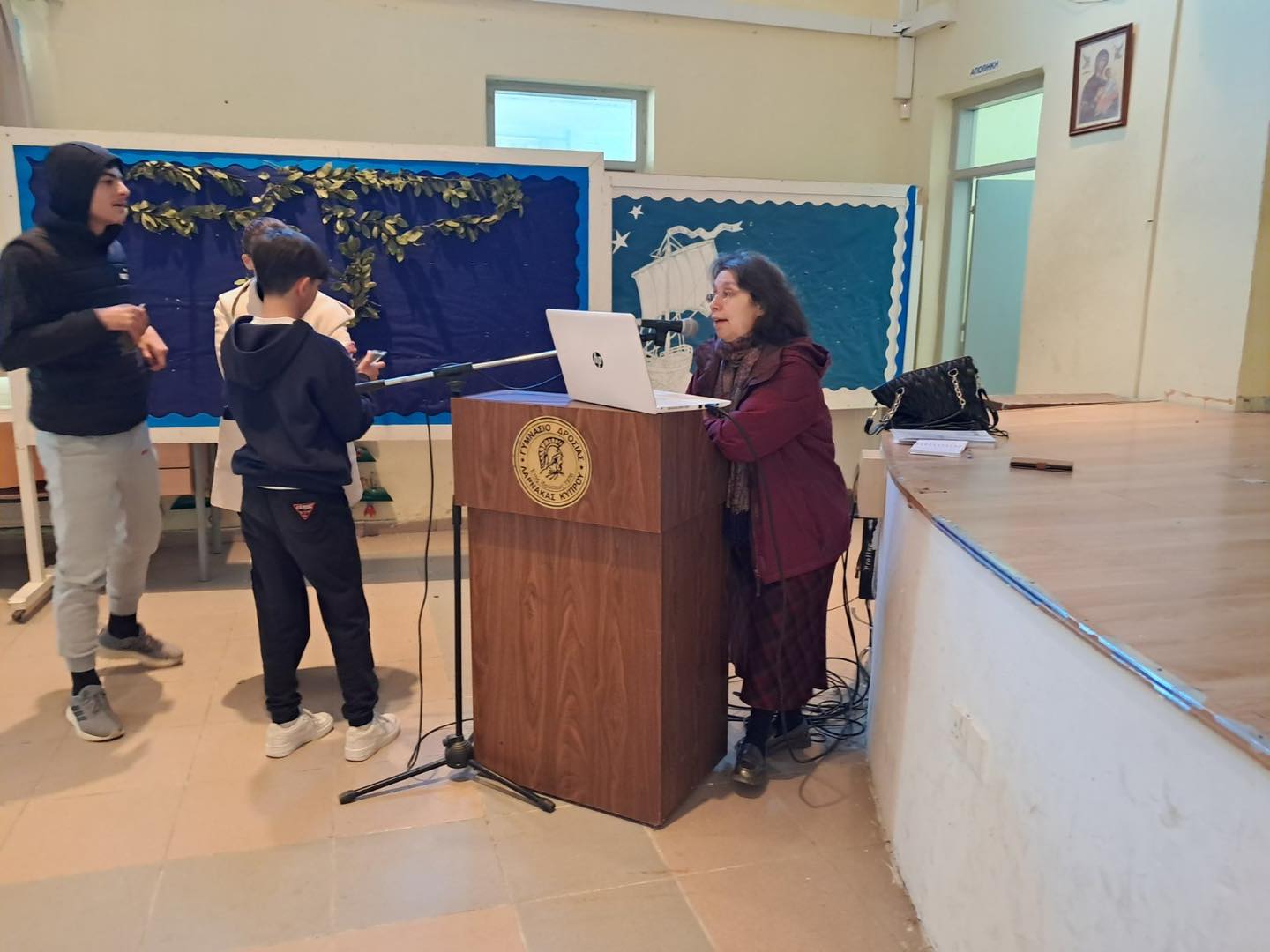 Στο Γυμνάσιο Δροσιάς στη Λάρνακα ο πρώτος ενδοσχολικός διαγωνισμός Ελληνικής Γλώσσας  (φώτο)