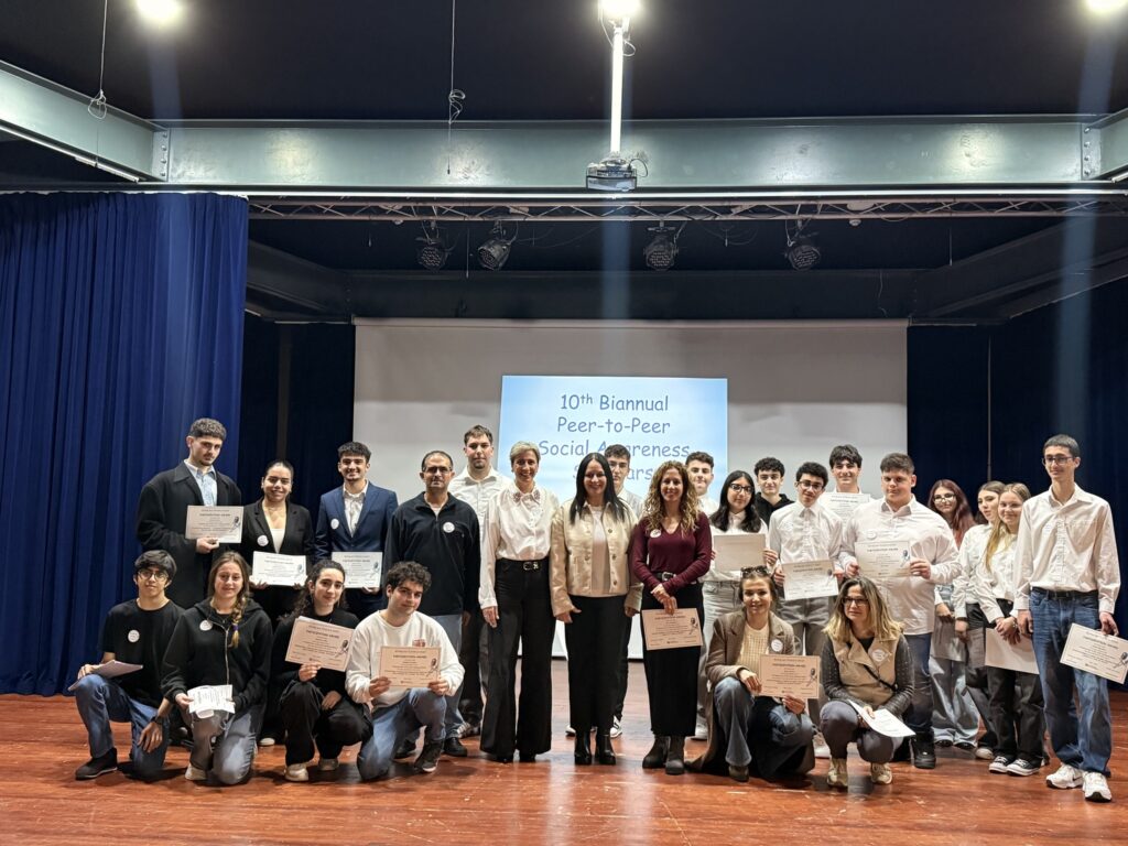 Το 10th Biannual Peer-to-Peer Social Awareness Seminars στο Λύκειο Αραδίππου 