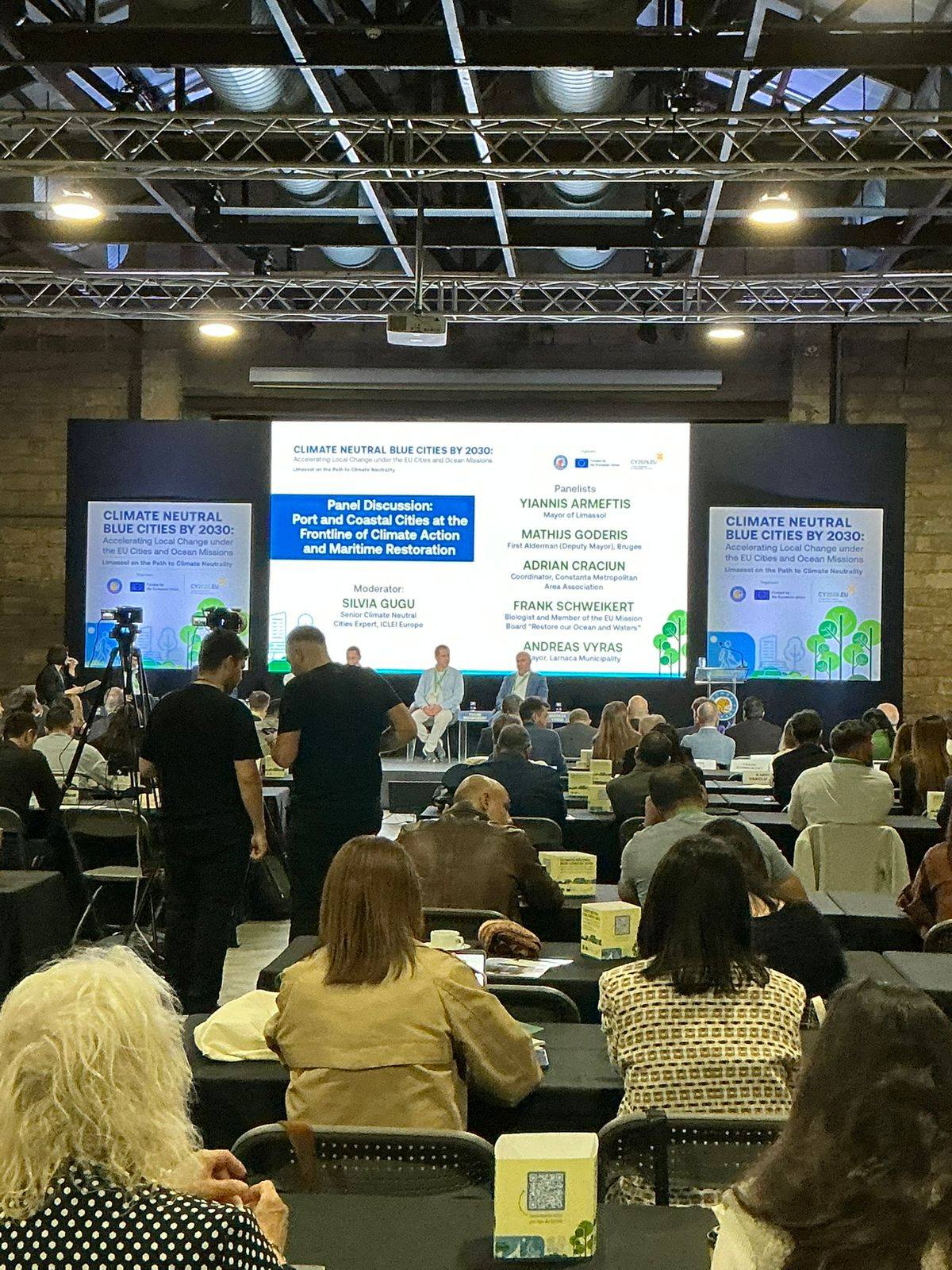 Ο Δήμος Αραδίππου στο σημαντικό συνέδριο “Climate Neutral Blue Cities by 2030 (φώτο)