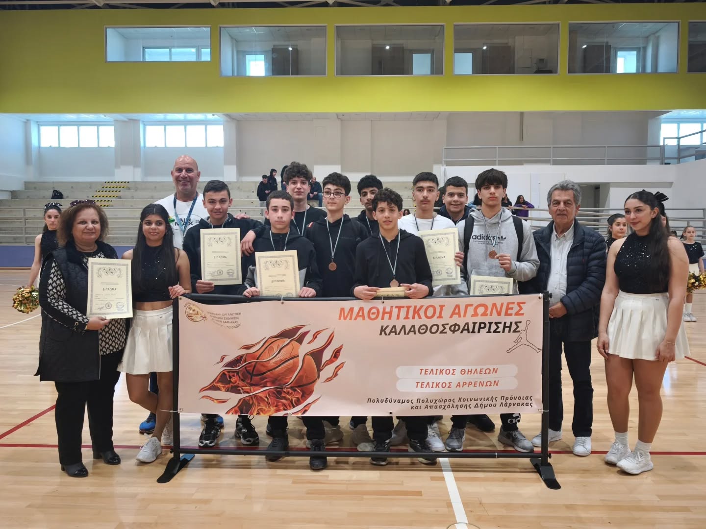 Με επιτυχία οι τελικοί αγώνες καλαθόσφαιρας Γυμνασίων της επαρχίας Λάρνακας  (φώτο)