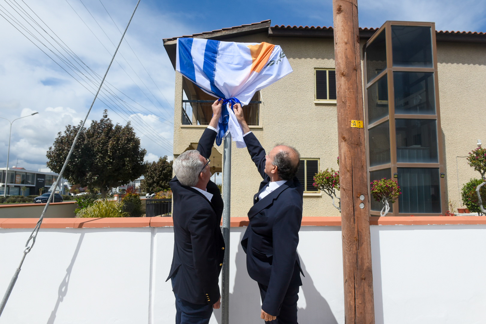 Πραγματοποιήθηκε η τελετή Ονοματοδοσίας Οδού Ελευθερίου Γεωργίου Ανδρέου στην Αραδίππου  (φώτο)