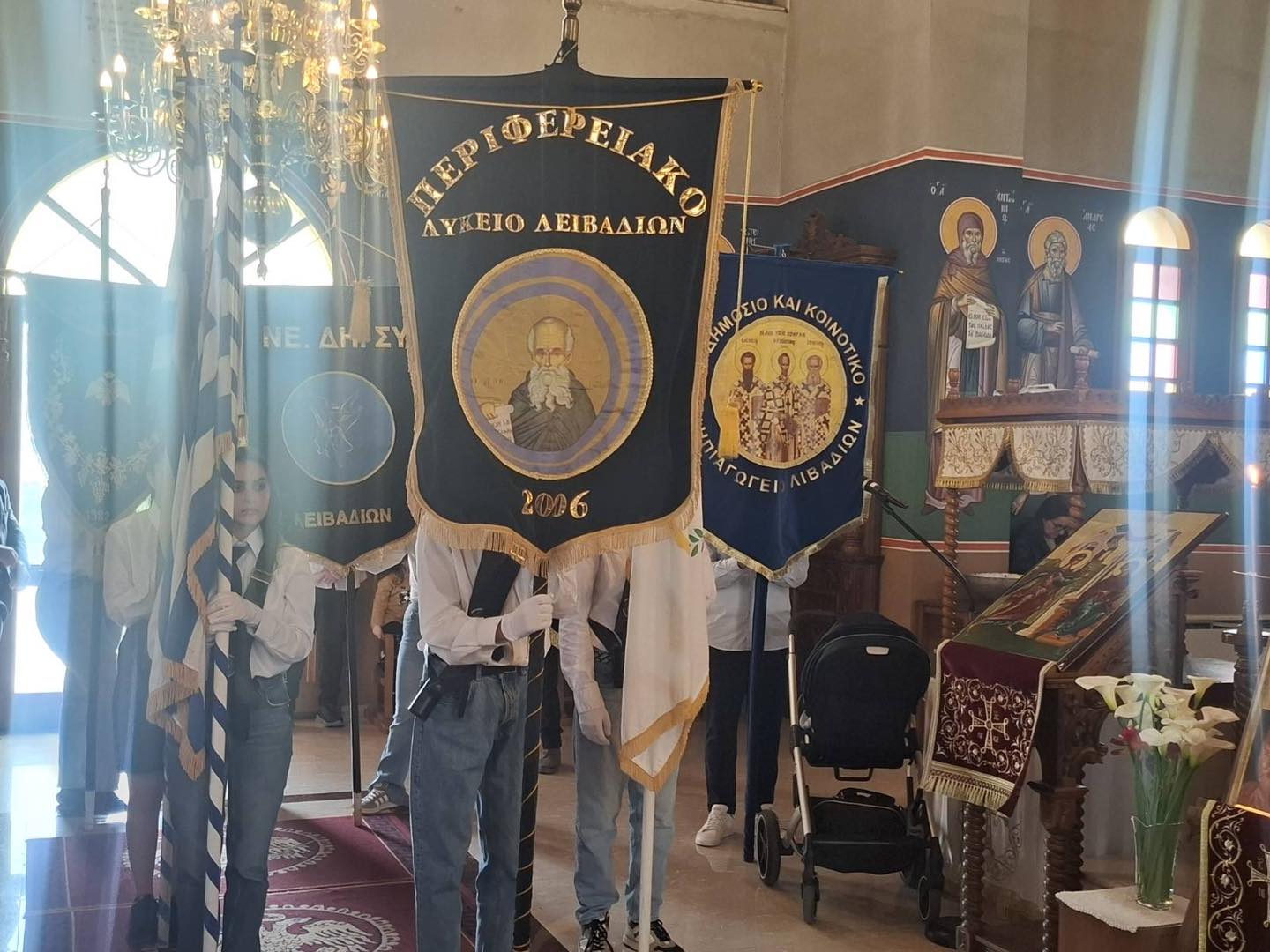 Το Δ.Δ. Λιβαδιών τίμησε την Εθνική Επέτειο της 25ης Μαρτίου του 1821 και 1ης Απριλίου του 1955  (φώτο)