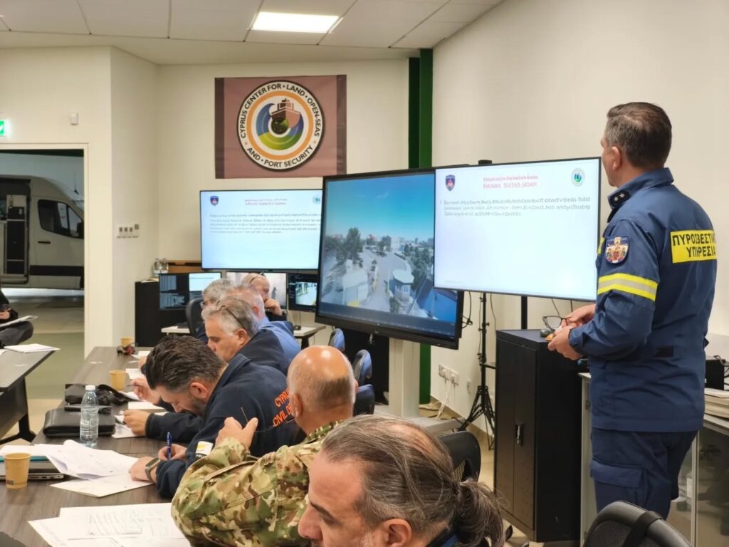 Συνάντηση της Εθνικής Επιτροπής Διαχείρισης ΧΒΡΠ-Ε απειλών στο Εκπαιδευτικό Κέντρο CYCLOPS στη Λάρνακα (φώτο)