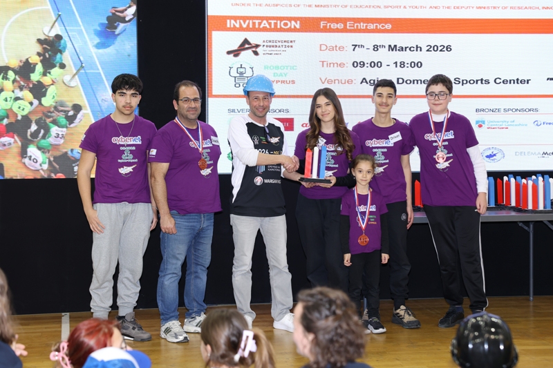 Σημαντικές διακρίσεις μαθητών του CyberNet Athienou στους διαγωνισμούς ρομποτικής FTC και Robotic Day Cyprus 2026
