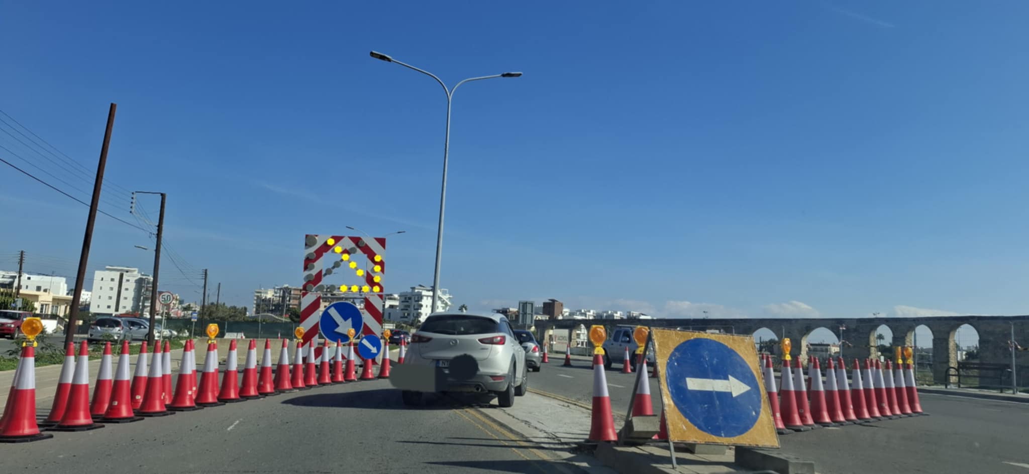 Κλειστός ο δρόμος Καμάρων – Λάρνακας στα πλαίσια κατασκευής των Αντιπλημμυρικών Έργων