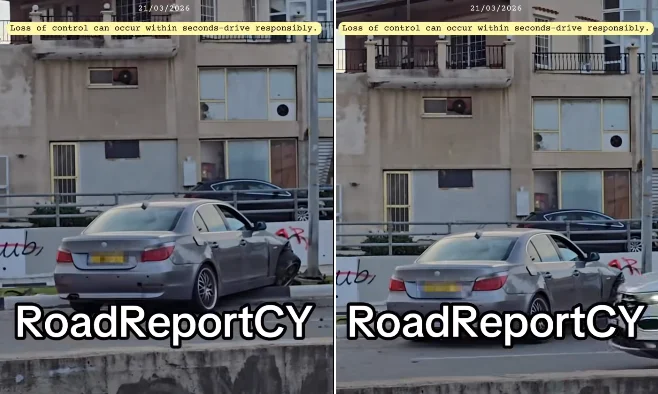 Λάρνακα: 38χρονη μαζί με τα 2 ανήλικα παιδιά της προσέκρουσαν σε πάσαλλο  (βίντεο)