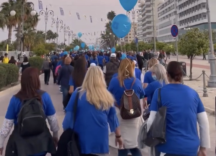 Πορεία στη Λάρνακα για την Παγκόσμια Ημέρα Ενημέρωσης για τα Άτομα με Αυτισμό