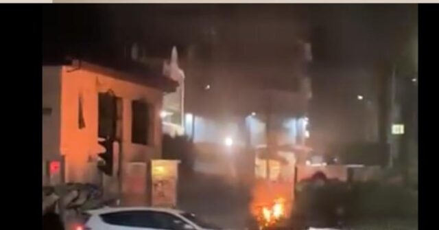 Φωτιές και αναστάτωση στον κυκλικό κόμβο Αγίας Φυλάξεως  (βίντεο)