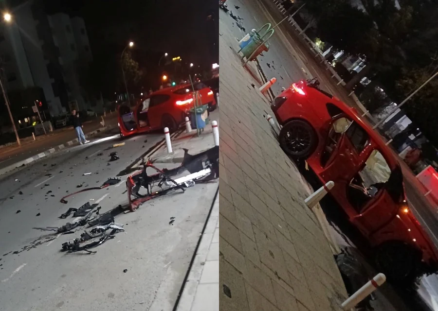 Τροχαίο τα ξημερώματα στη Λεμεσό – Βίντεο και εικόνες από το σημείο