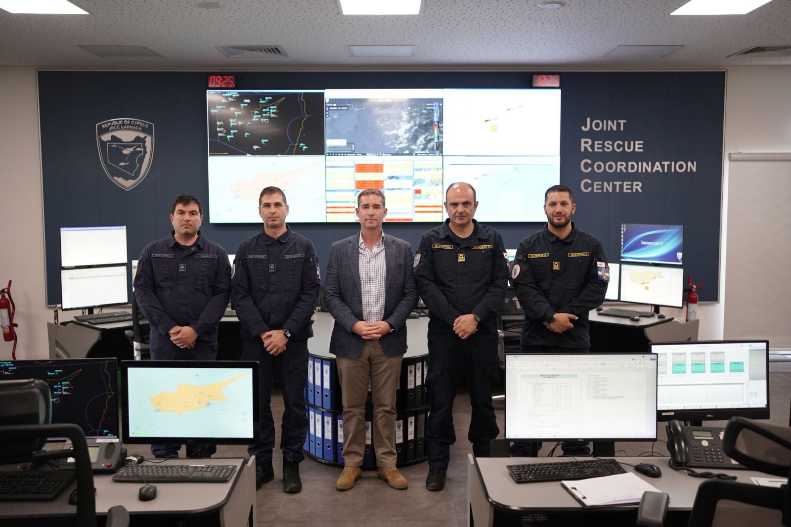 Επίσκεψη του Σύμβουλου Άμυνας του Ηνωμένου Βασιλείου, Συνταγματάρχη στο ΚΣΕΔ Λάρνακας