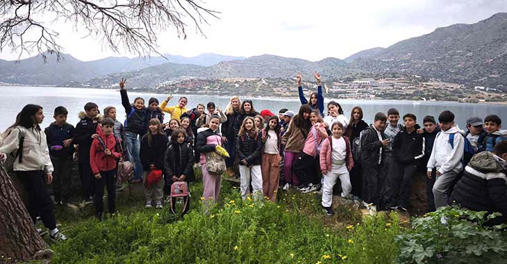 Κυπριακή αποστολή μαθητών Δημοτικού Ξυλοφάγου Α΄ στο 2ο Δημοτικό Αγίου Νικολάου Κρήτης