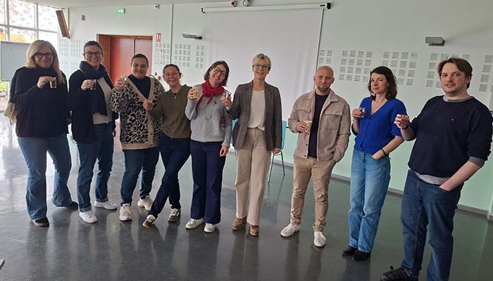 Εκπαιδευτικοί του Ευρυβιάδειου Γυμνασίου από τη Λάρνακα στo Ρέιμς