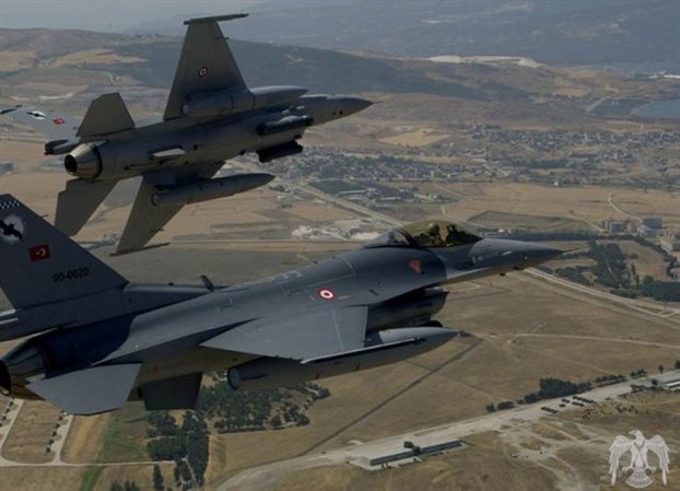 Τουρκικά μαχητικά πάνω από τα κατεχόμενα